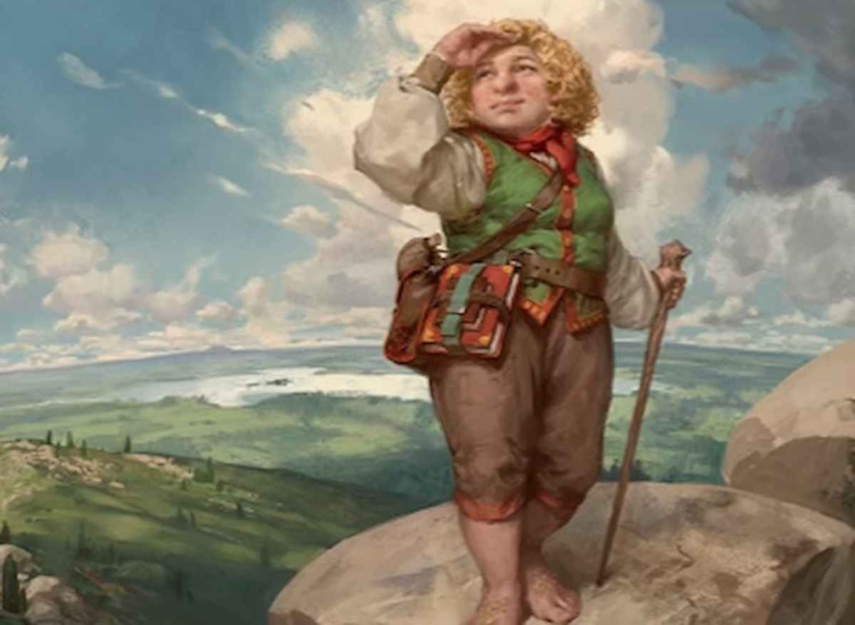 Image of Elanor Gardner scouting the Shire in MTG Lord of the Rings