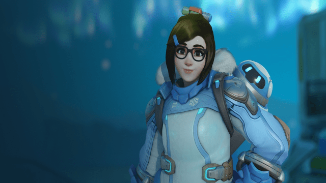 Mei from Overwatch 2 is smiling.