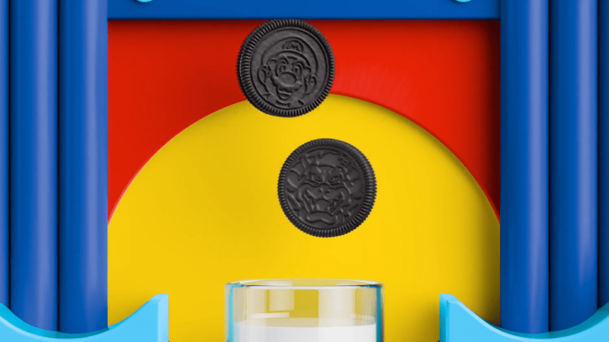 A Mario OREO on top of a Bowser OREO