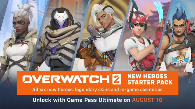 A new DLC pack featuring six different Overwatch heroes.