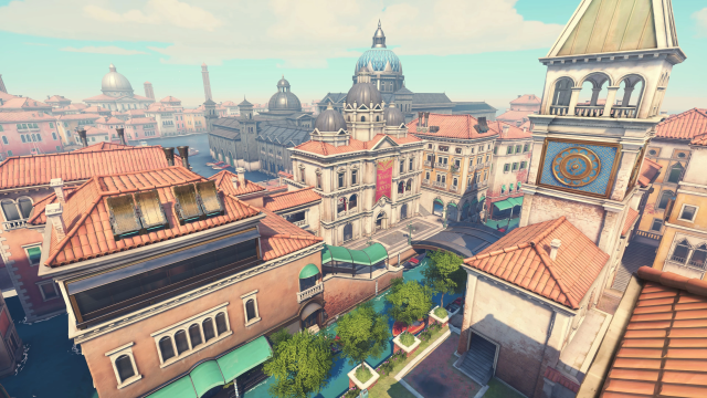 Rialto map from Overwatch 2 during the day.