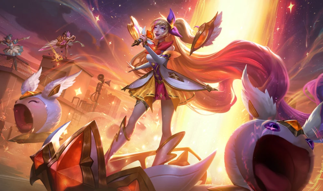 Star Guardian Seraphine sings in League of Legends