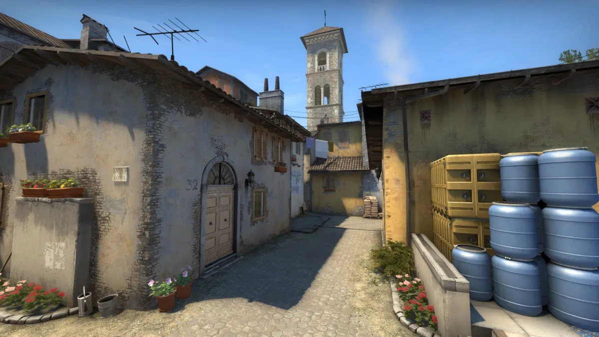 B site on map Inferno in CS:GO