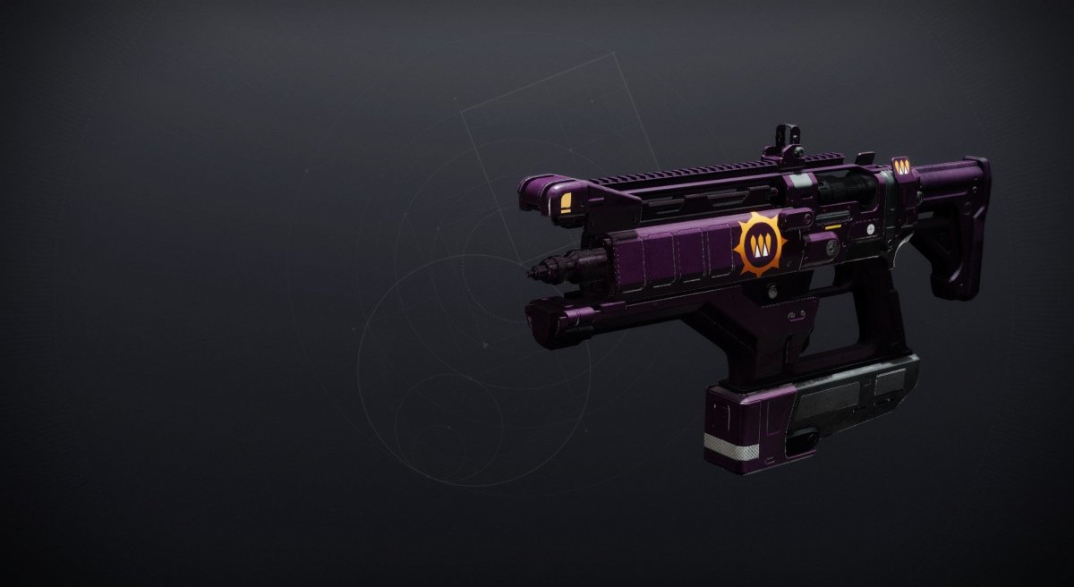 An image of the Techeun Force fusion rifle from Destiny 2.