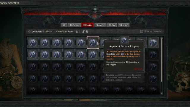Image showing the Codex of Power in Diablo 4.