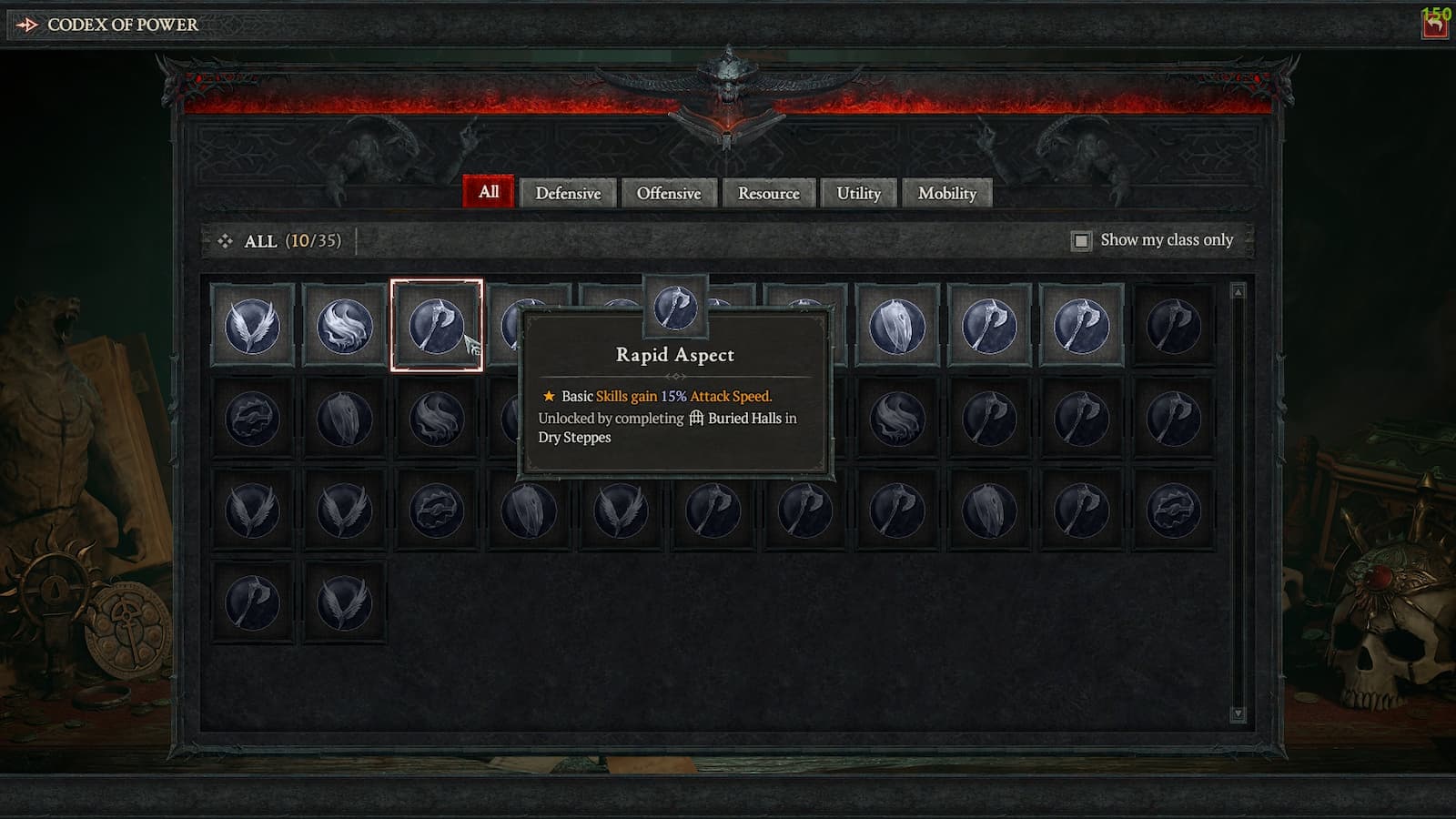 How to get the Rapid Aspect in Diablo 4