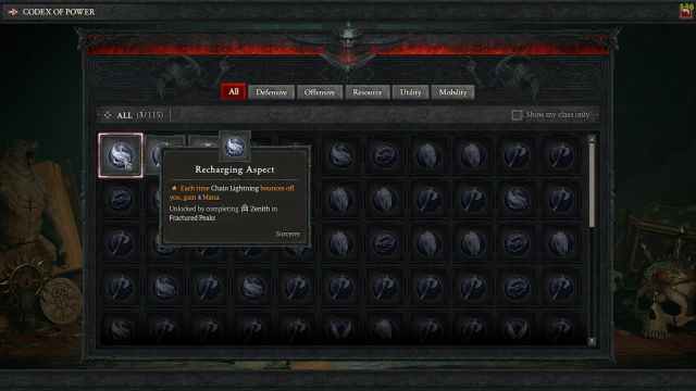 How to get the Recharging Aspect in Diablo 4