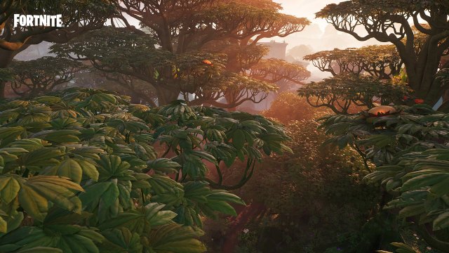 The canopy of the jungle in Fortnite Chapter Four, season three
