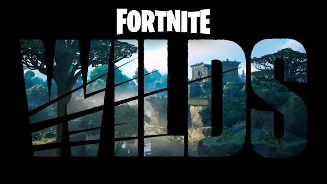 Fortnite's WILD season 3 art, featuring vines and a temple.
