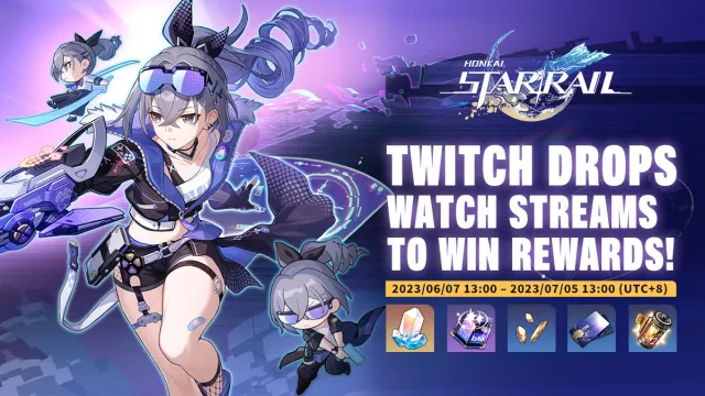 The second Twitch drop campaign for Honkai: Star Rail. 