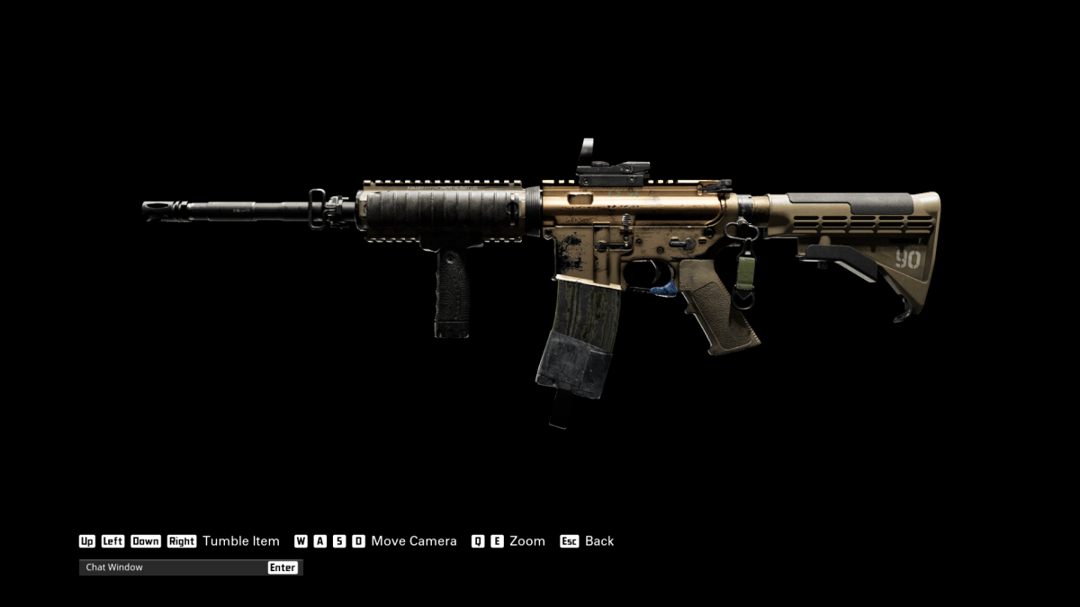 A screenshot of the M4 assault rifle in XDefiant.