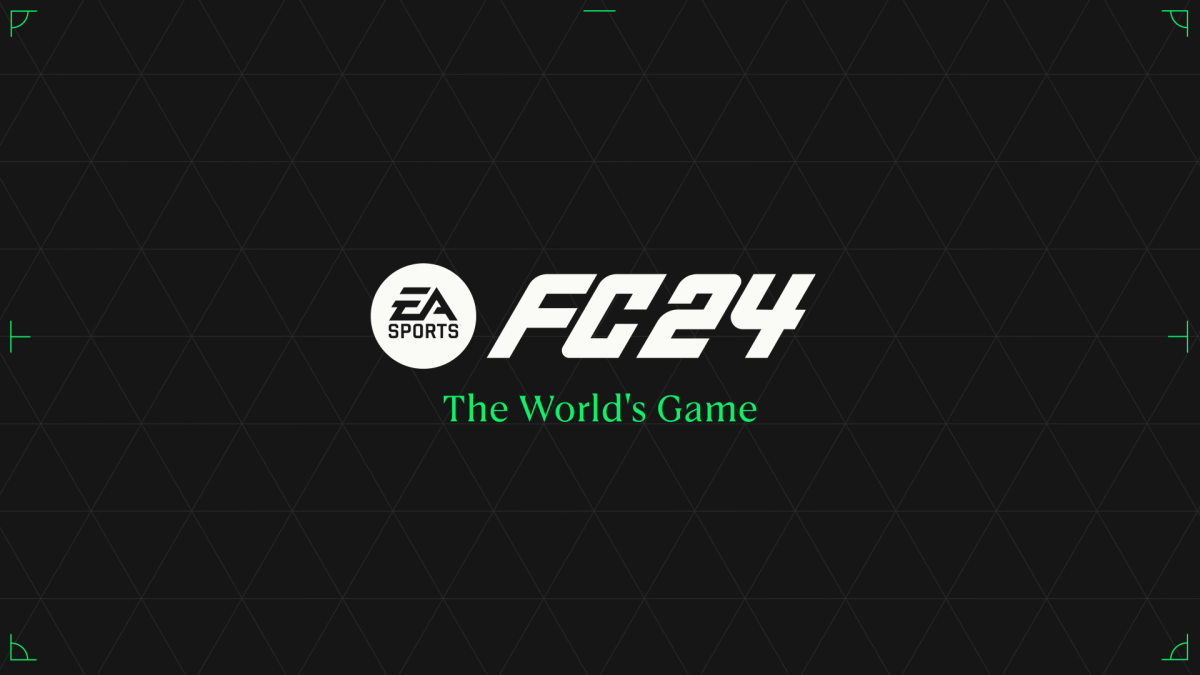 An alternative EA Sports FC 24 with "The World's Game" underneath it.