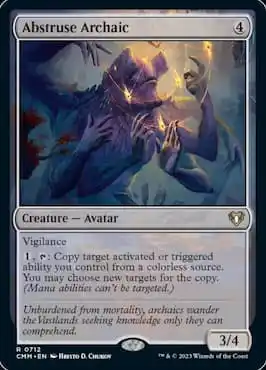 Image of Avatar casting a spell through Abtruse Archaic Commander Masters Eldrazi Precon