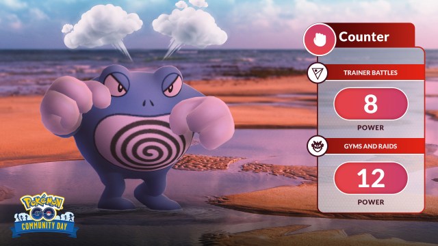 Poliwhirl performing its Counter attack.