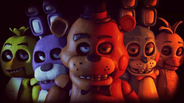 Five Nights at Freddy's creepy characters