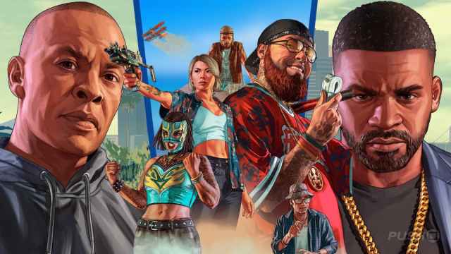 The Dr. Dre splash art from GTA Online