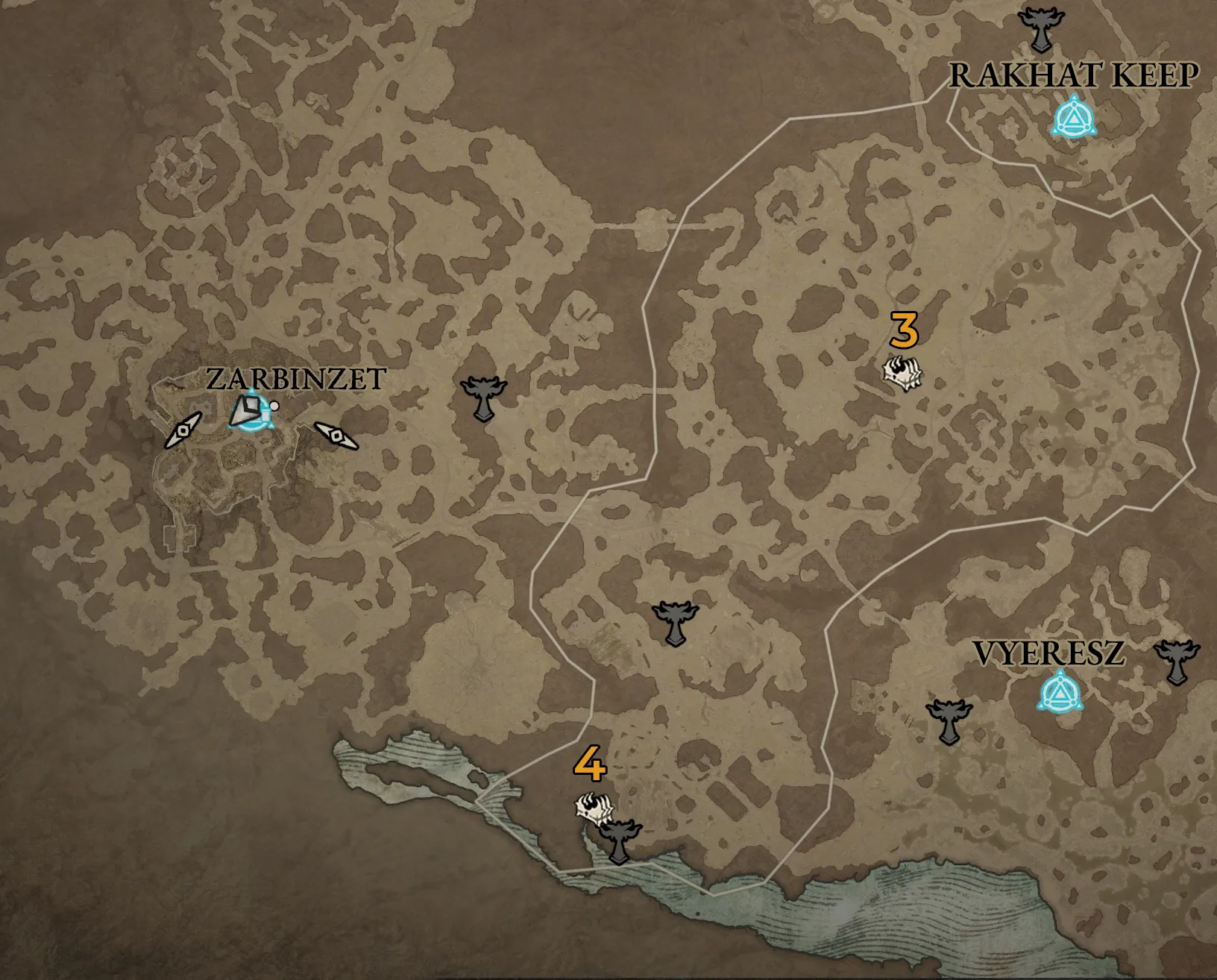 All Helltide Mystery Chest locations in Diablo 4