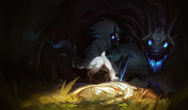Kindred watching from the shadows.