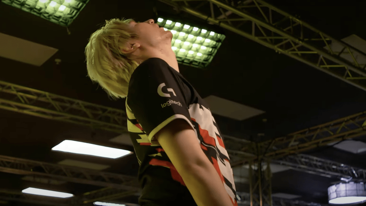 Leffen taking in the moment after winning Super Smash Bros. Melee at LACS 5.
