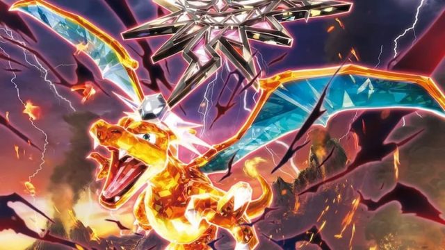 Image of Charizard with Dark Energy in Pokémon TCG Obsidian Flames