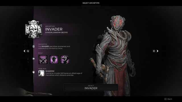 The Invader Class in Remnant 2