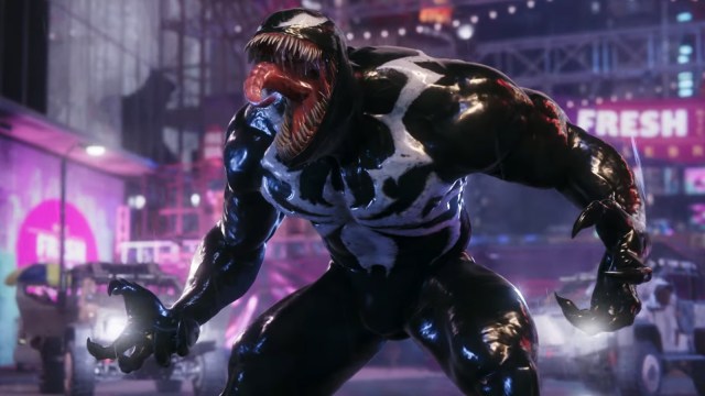 Venom preparing for battle