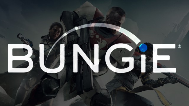 Bungie's logo with a group of Destiny 2 characters in the background.