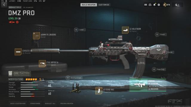 Image featuring FR Avancer loadout for Call of Duty DMZ
