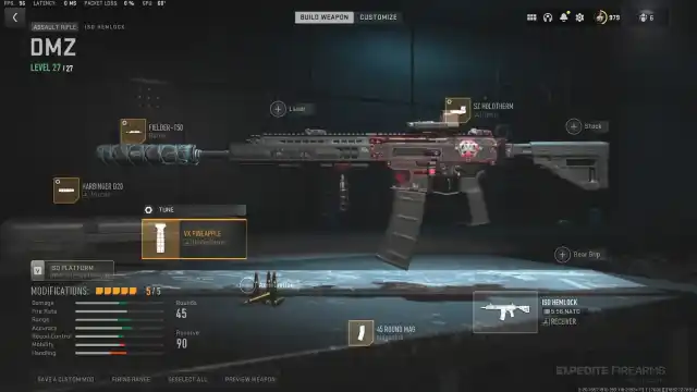Image featuring ISO Hemlock loadout for Call of Duty DMZ