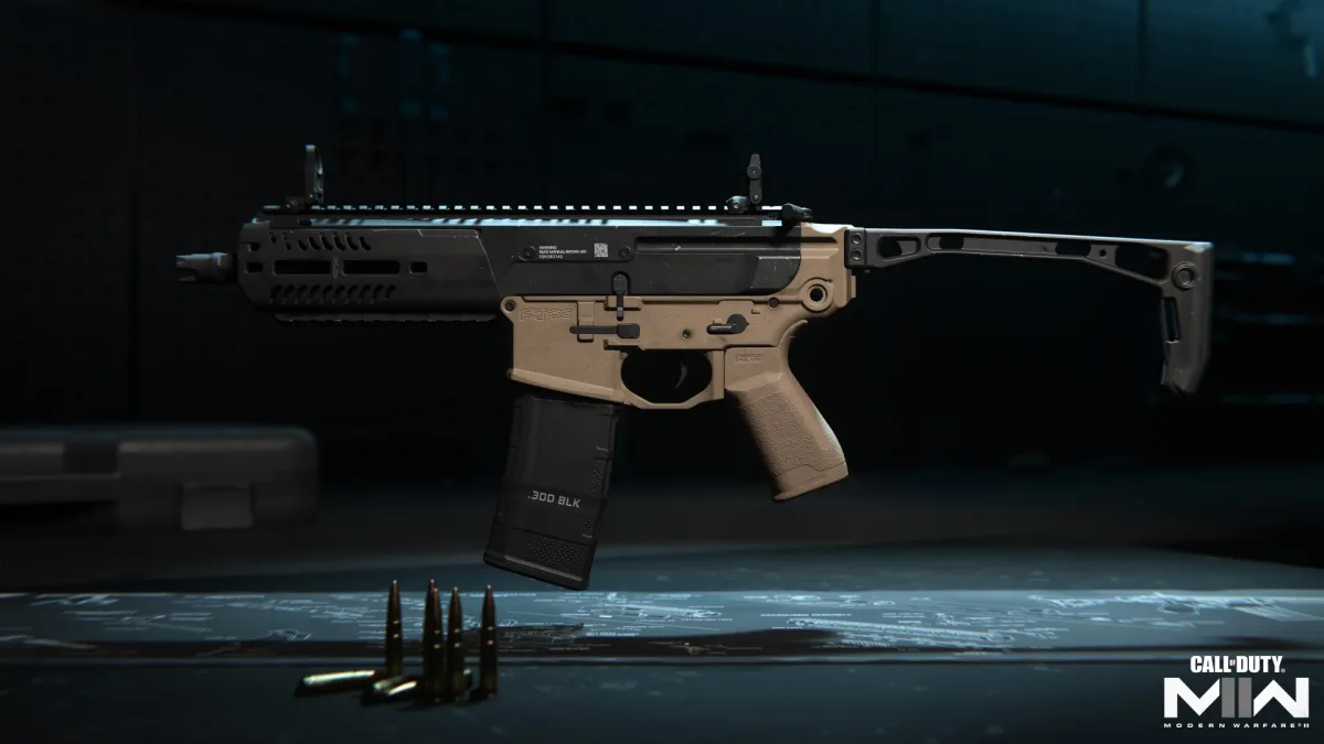 An image of the M13C assault rifle in MW2.