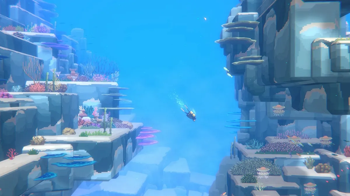 An in-game image from Dave the Diver