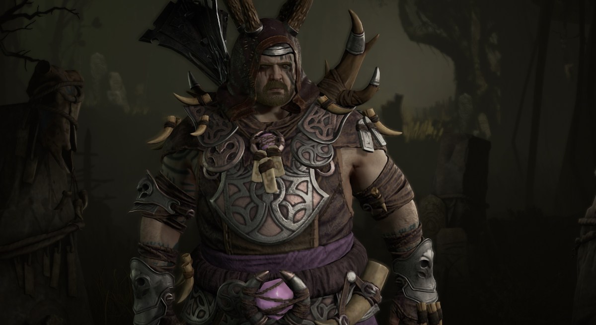 A screenshot of a Druid in Diablo 4.