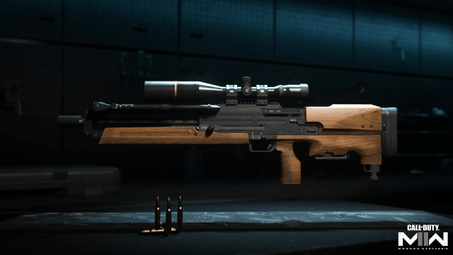 The new Carrack .300 sniper rifle in MW2.