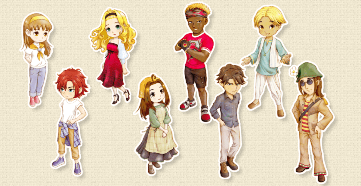 A look at the marriage roster in Story of Seasons A Wonderful Life