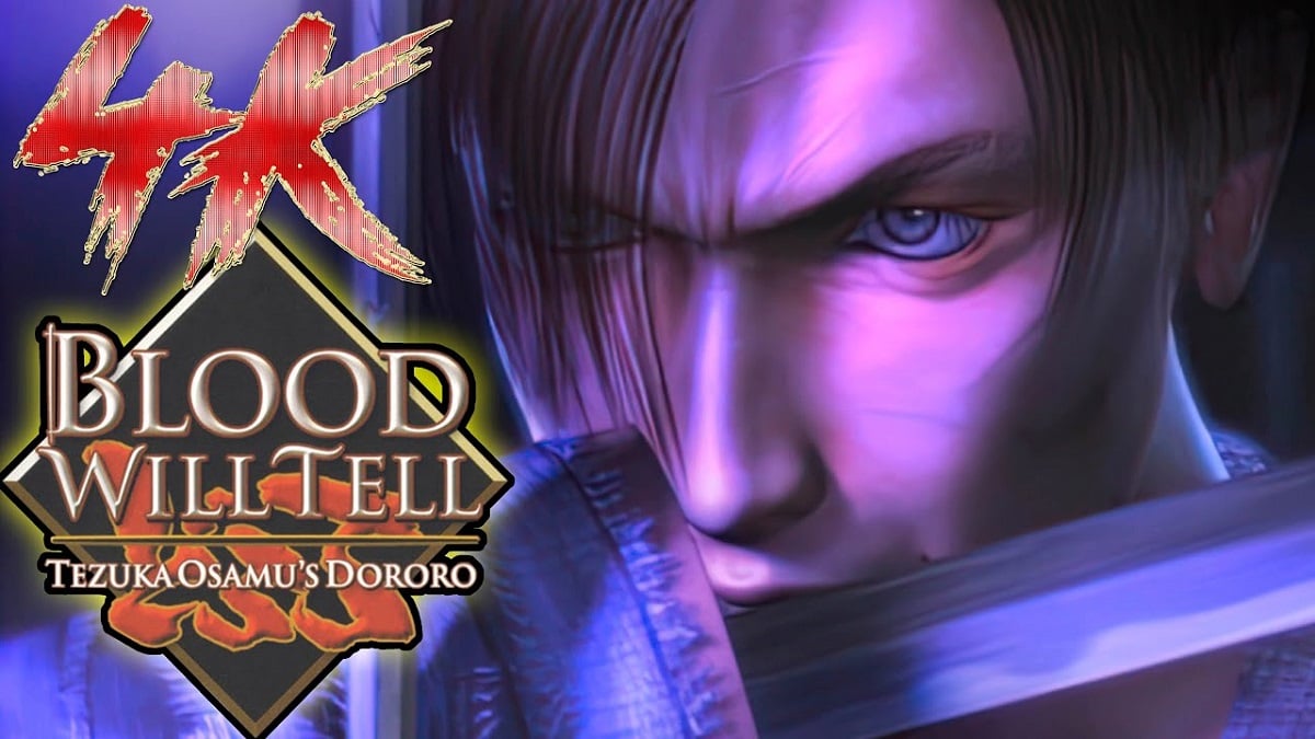 An image of the splash screen showcasing the main character in Blood Will Tell.