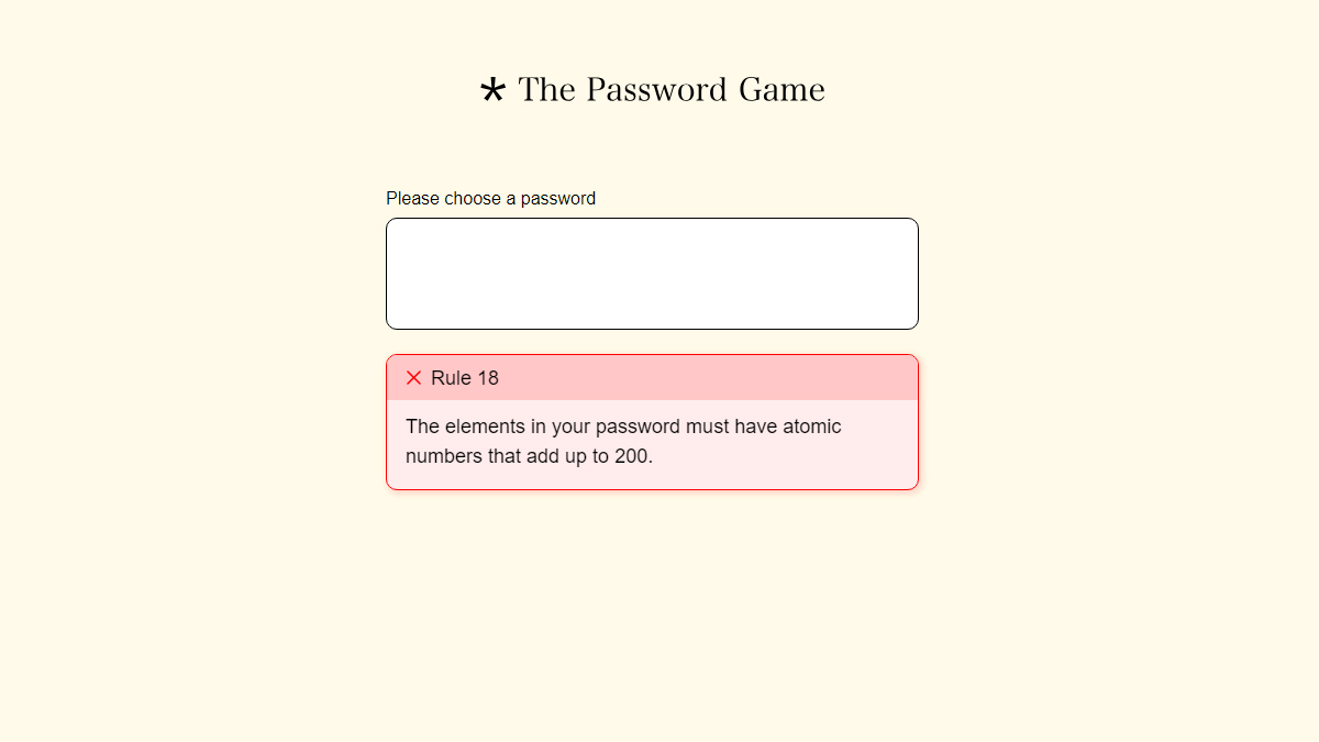 beat-rule-18-of-the-password-game-atomic-numbers-that-add-to-200-dot