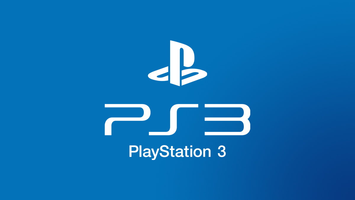 The PlayStation 3 logo on a blue background.