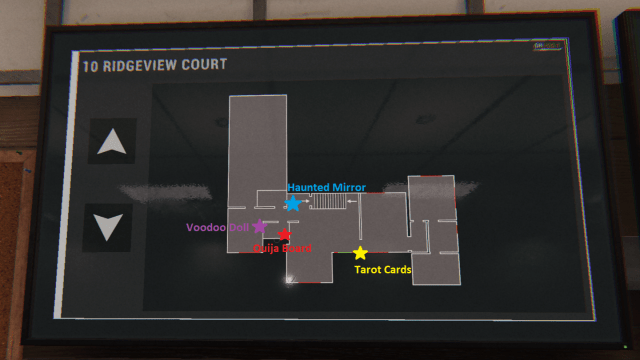 A map of the main floor of 10 Ridgeview Court. 