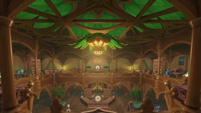 An overarching view of the Lignum Scientiae Academy version of the Sumeru mansion. 