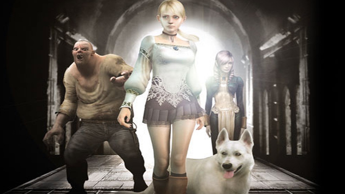 An image of the main and side characters in Capcom's Haunting Ground.