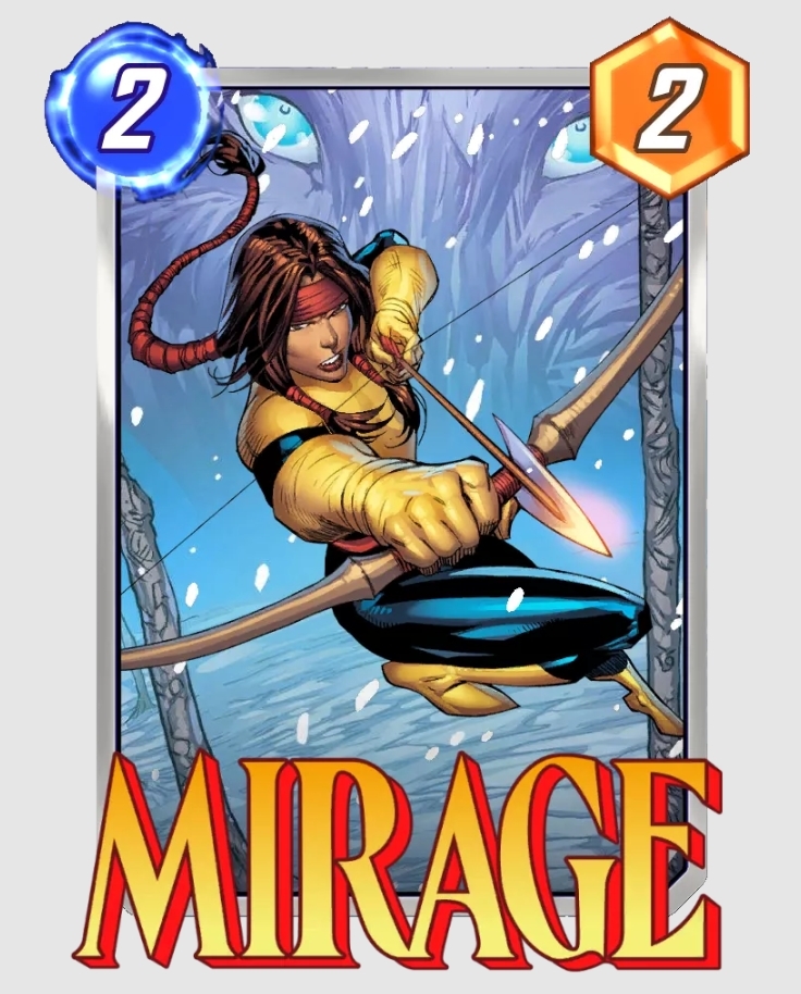 Marvel Snap card Mirage.