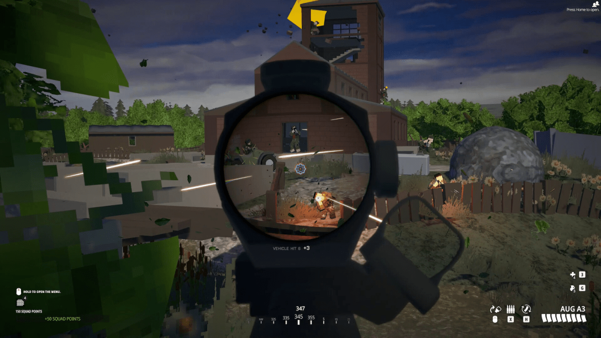 Aiming down scope in BattleBit Remastered