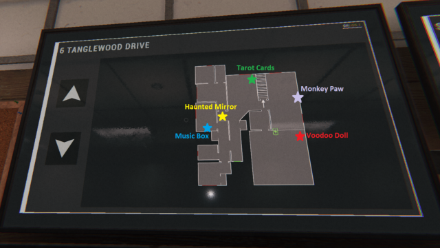A map of the main floor of 6 Tanglewood Drive. 