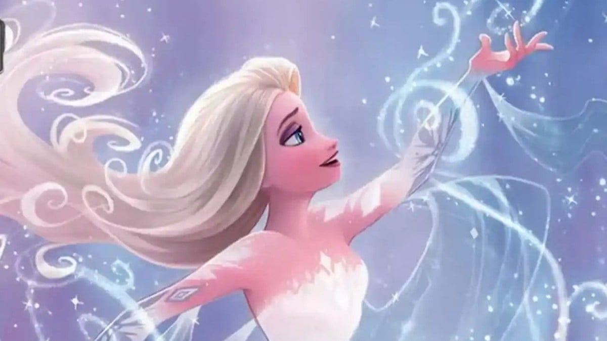 Image of Elsa casting a winter spell in Disney Lorcana The First Chapter