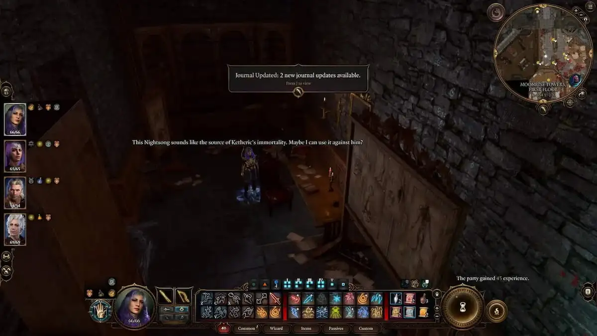 Guía BG3 del rompecabezas de la habitación de Balthazar: cómo abrir la estantería en Baldur's Gate 3