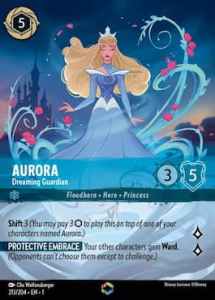 PRÉCO ESTIMÉE 01/12/23 Disney Lorcana Portfolio pour 64 cartes Le Premier  Chapitre - The Queen