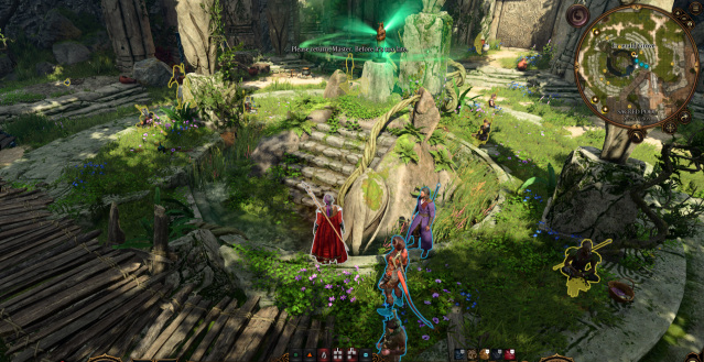 Displays a screenshot taken in Druid's Grove in Baldur's Gate 3.