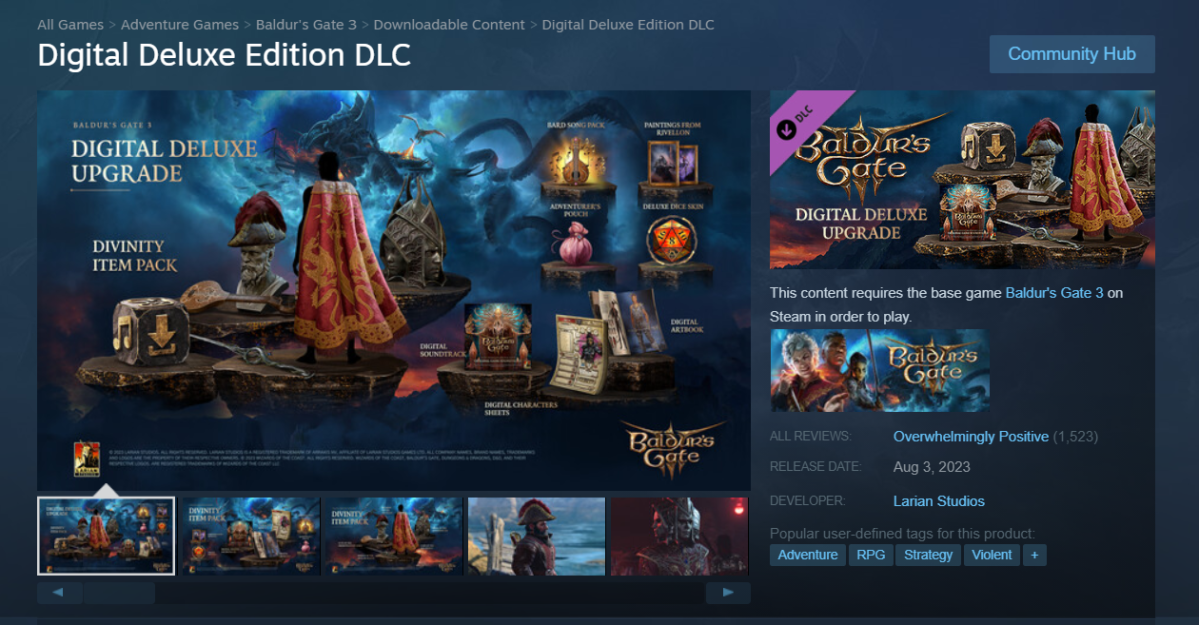 Baldur's Gate Digital Deluxe Edition DLC On Steam