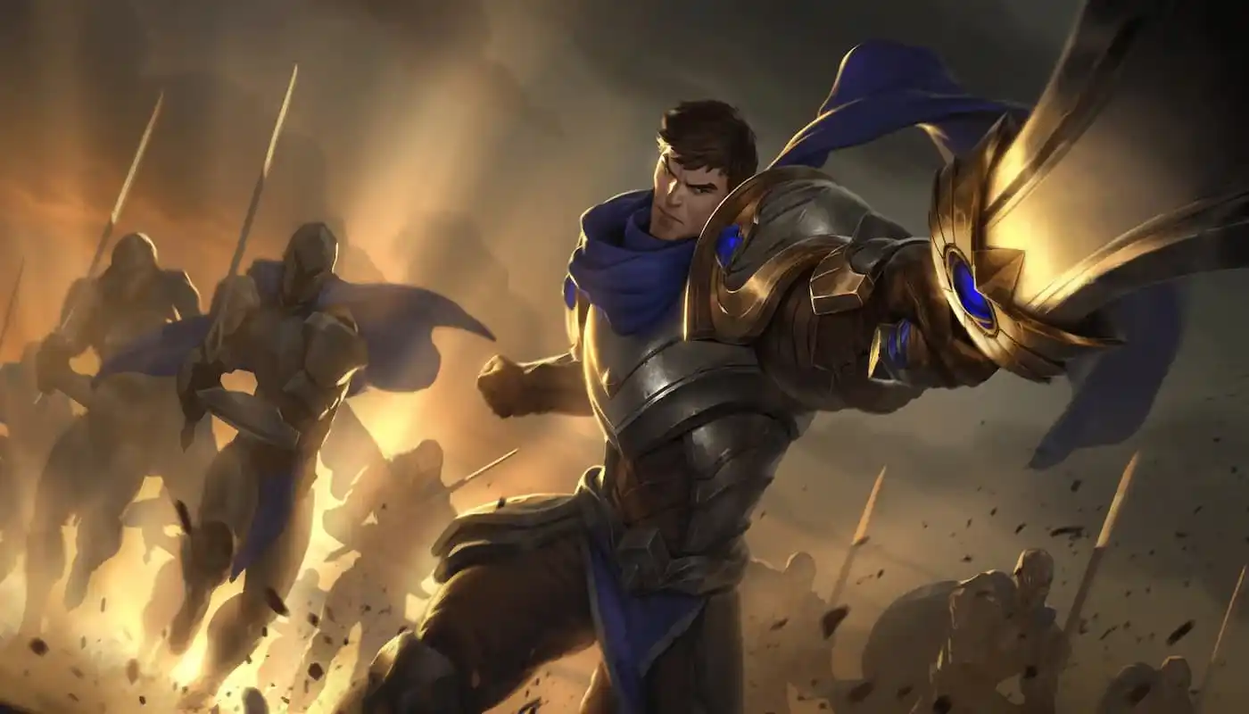 Garen leading a charge
