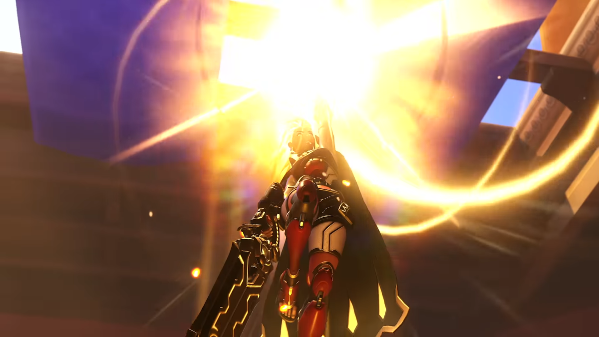 Illari charging a solar-powered ability in Overwatch 2